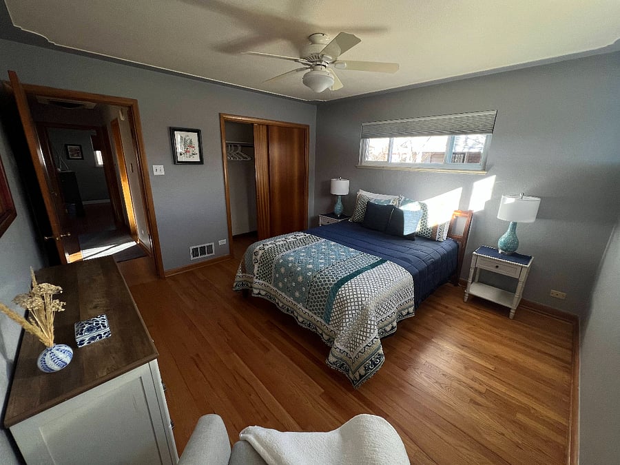 Spacious bedroom #1