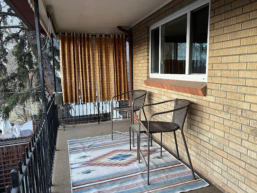 Large balcony