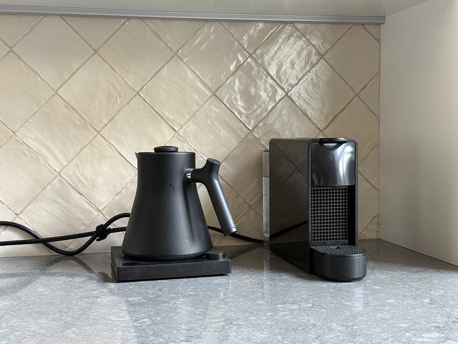 Espresso maker and electric teapot