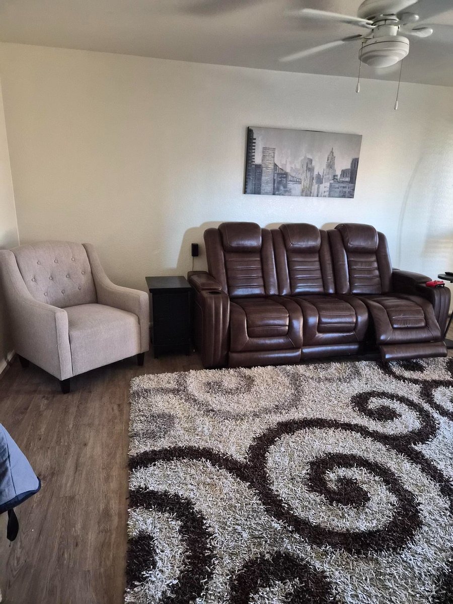 Couch reclines, massages and heats!