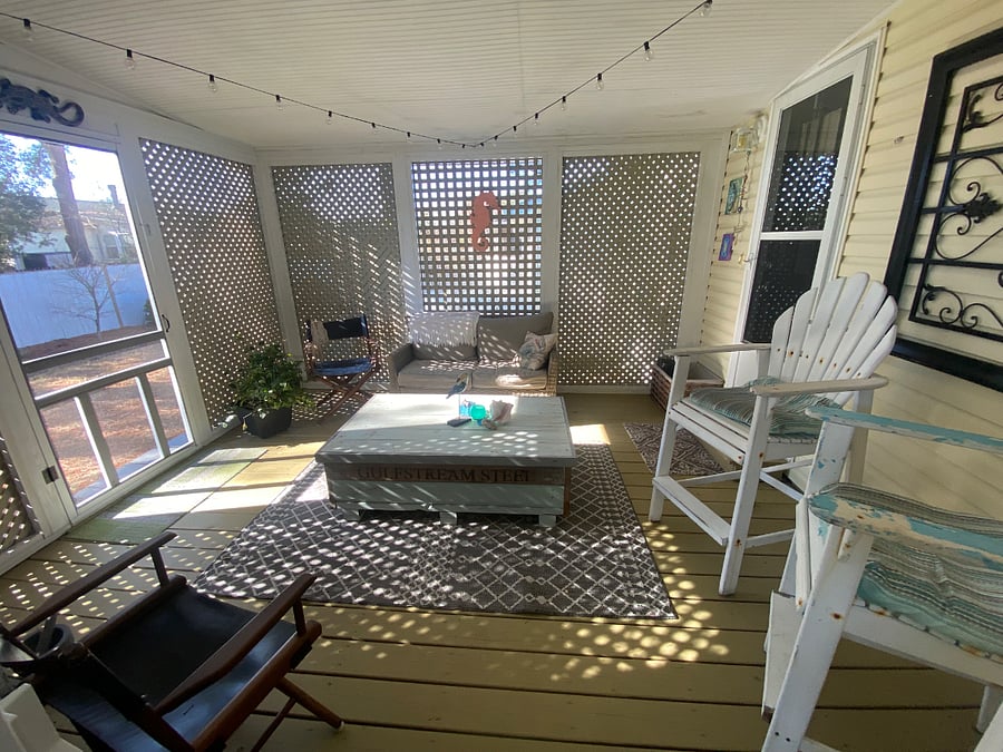 Screened porch