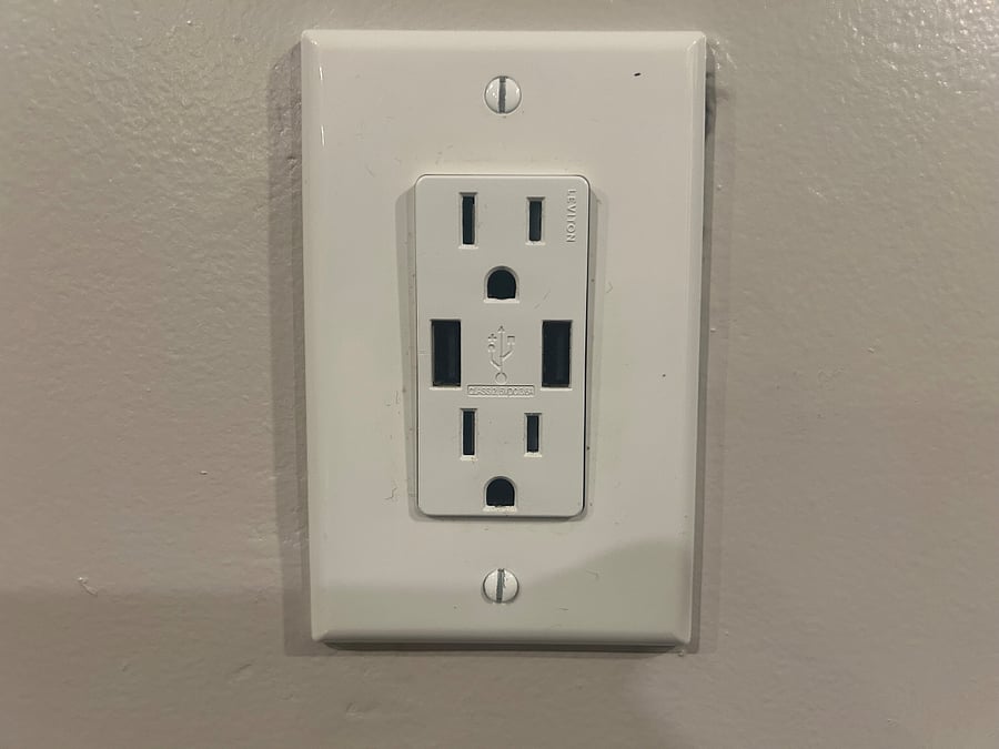 USB Charge on some outlets