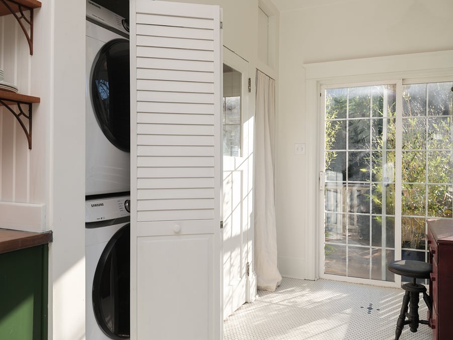 Washer and dryer in unit
