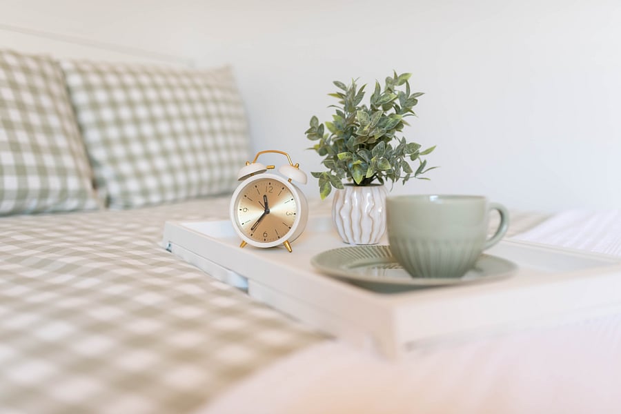 The perfect house is you love peaceful mornings!