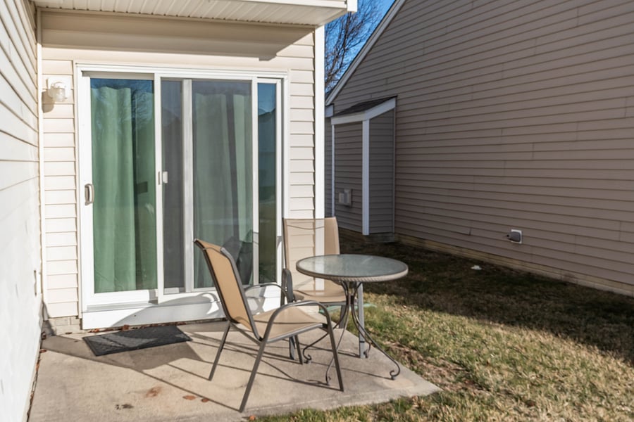 Outdoor seating area