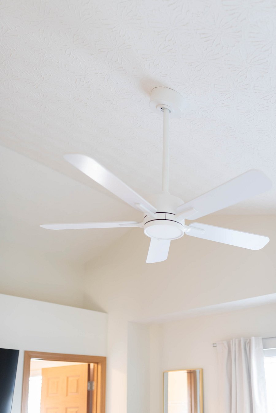 Master bedroom ceiling fan!
