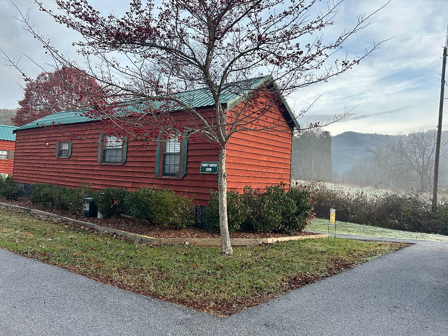Street view of cabin