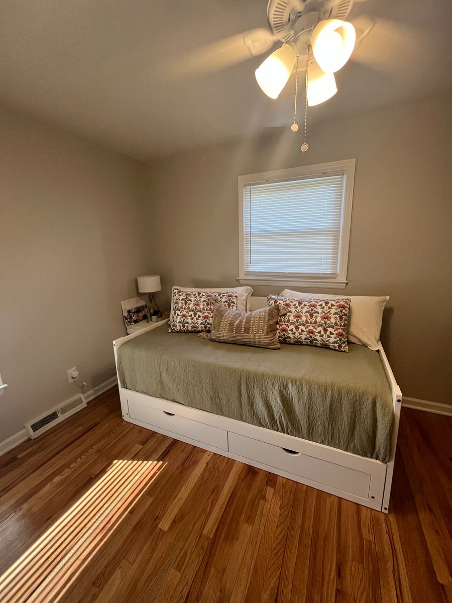 This daybed pulls out into a king!