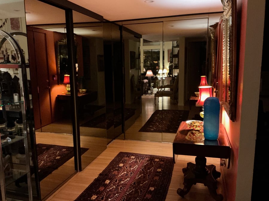 Foyer at night