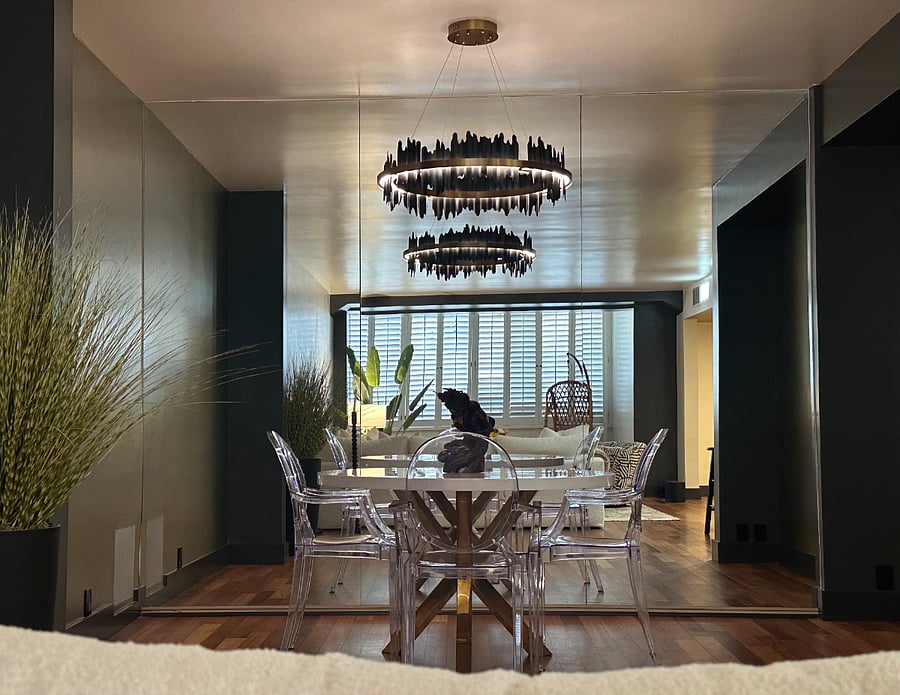 Dining area perfect for meals or working from home