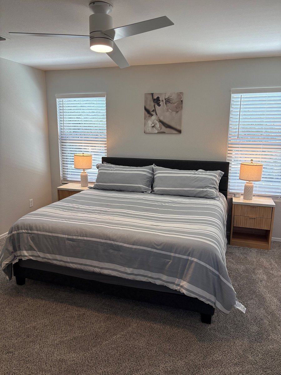 Master bedroom king bed