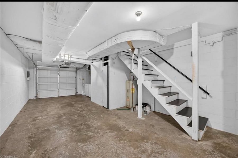 new washer and dryer in basement 