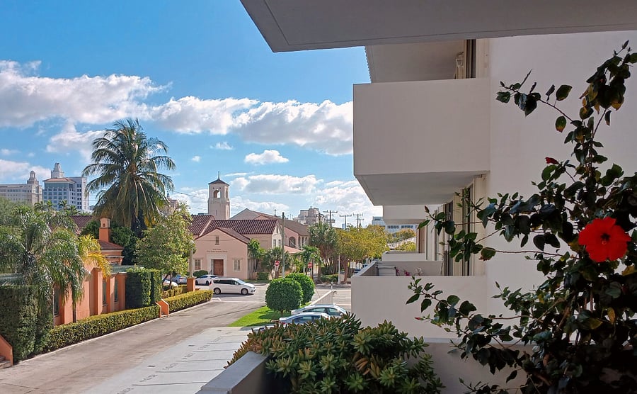 View from balcony