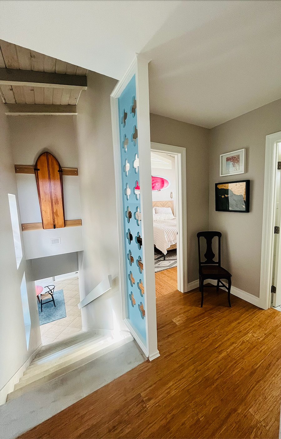 Upstairs hallway.