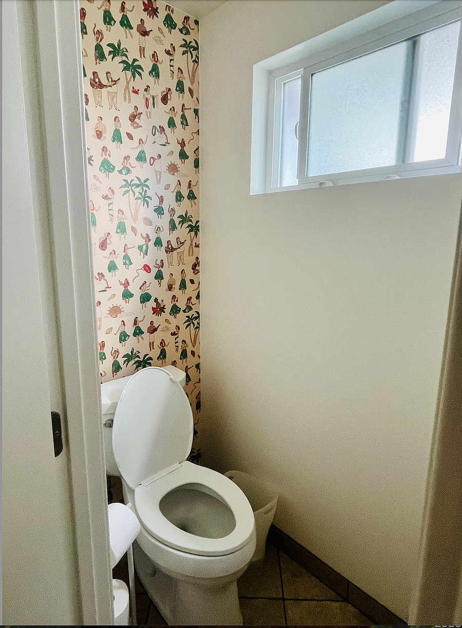 Downstairs half bath.