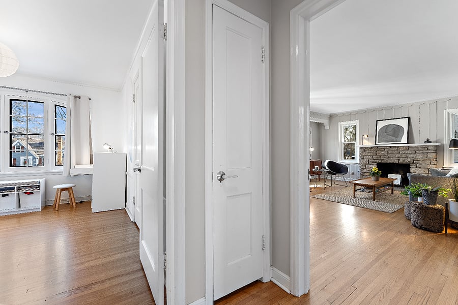 Hallway and storage