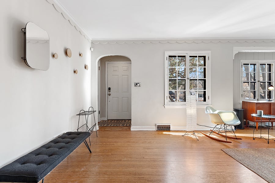 Entry into living room