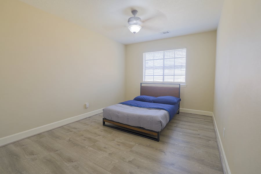 Bedroom 3 with full size bed.