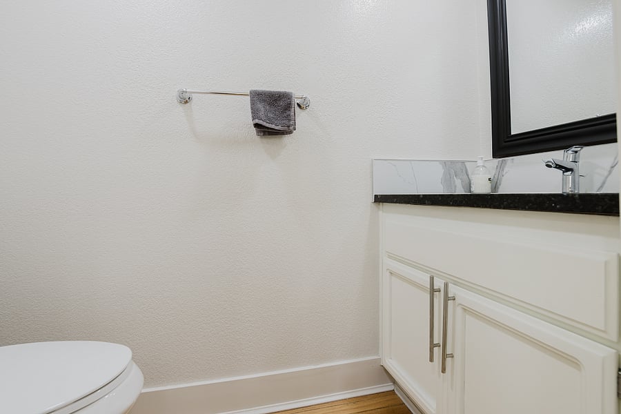 First floor half bath