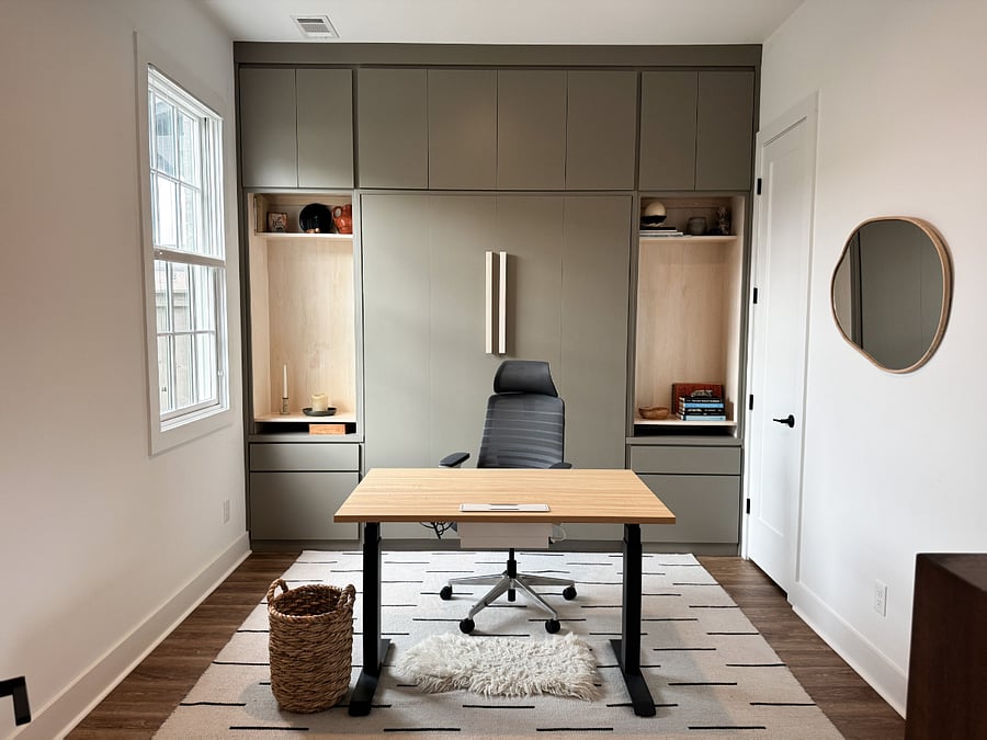 Desk space when bed is not in use