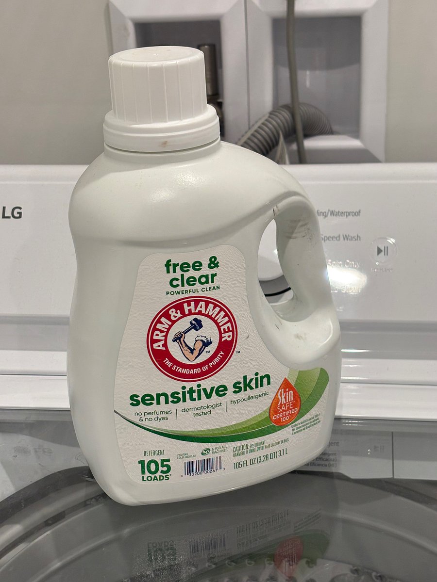 Scent free laundry detergent provided 