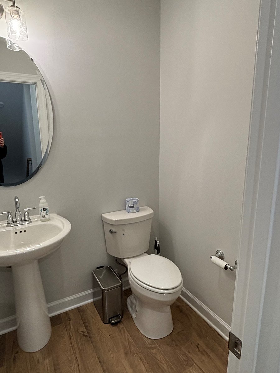 Half bath on main floor
