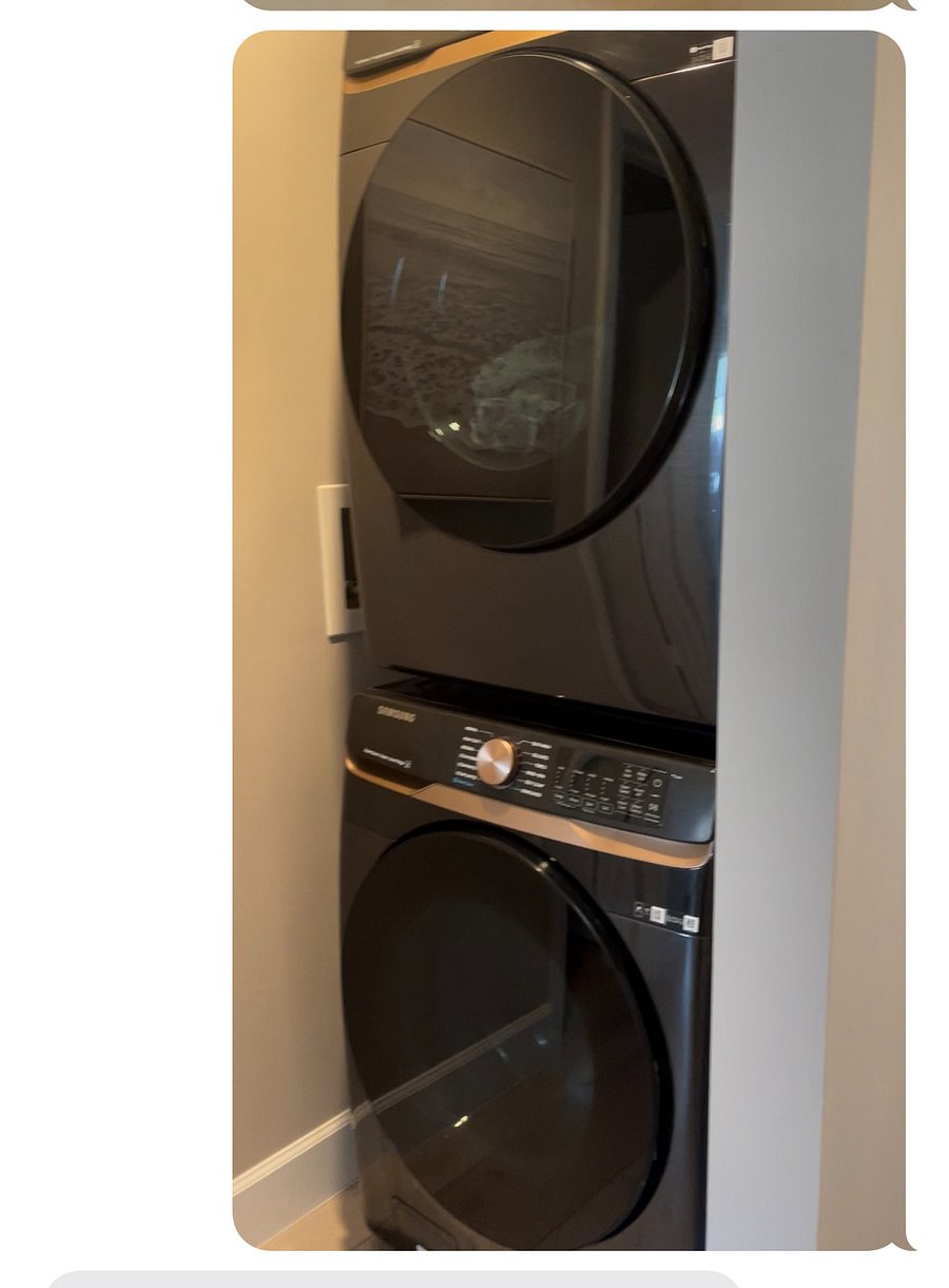 New washer/dryer front load full size.