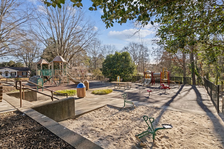 Local playground - one block from home.