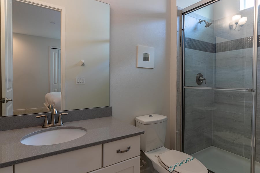 Bedroom #4
Inside private bathroom