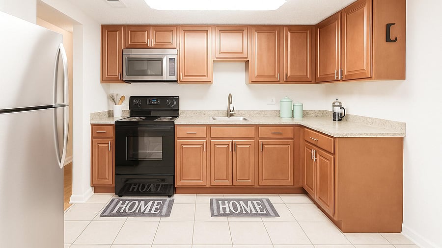 Clean and inviting kitchen space that makes meals easy