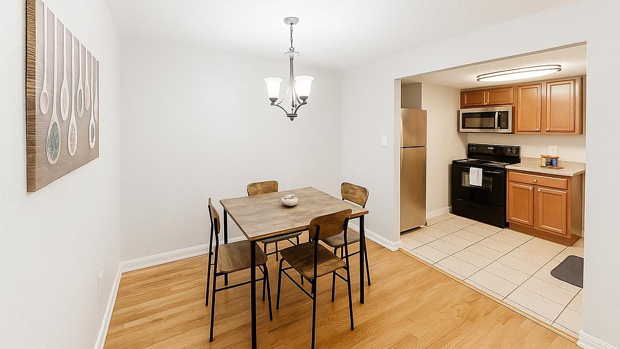 Welcoming dining area with a simple setup for meals, chats, and everyday comfort