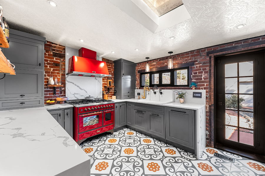 Kitchen on main level