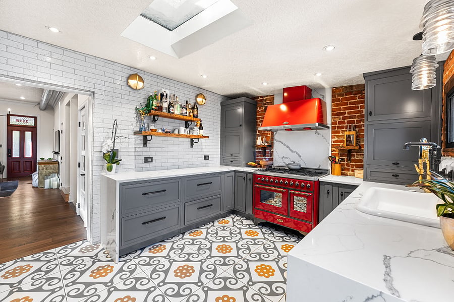 Kitchen on main level