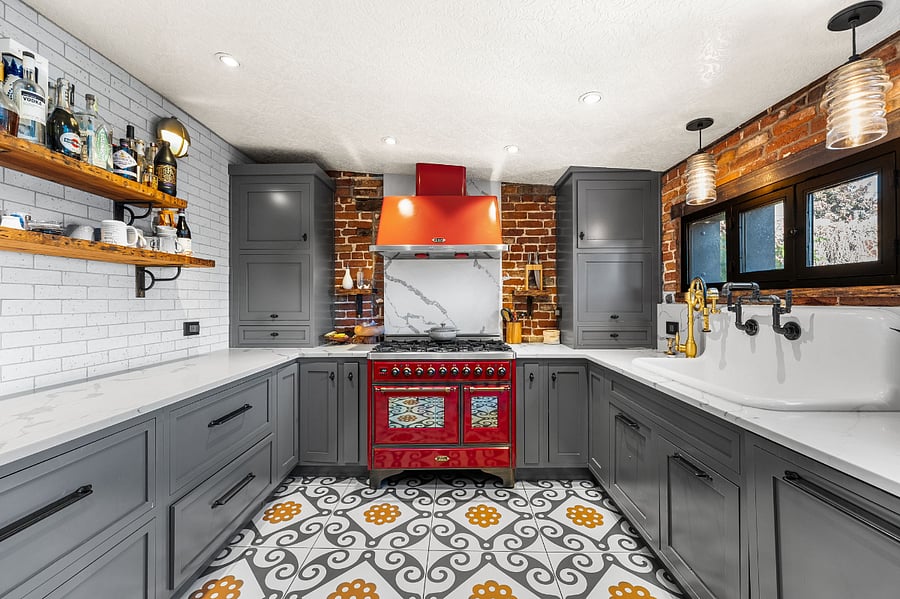 Kitchen on main level