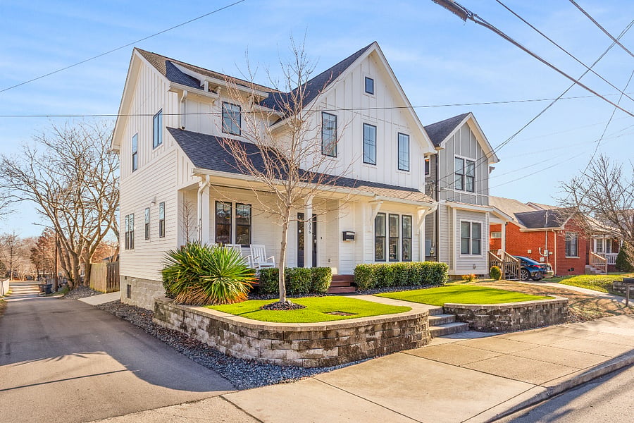 Beautiful, stand-alone home in a central Nashville location - walking distance to historic Germantown and just 1.5 mi to all of downtown's attractions. Covered front porch and 2 car garage.