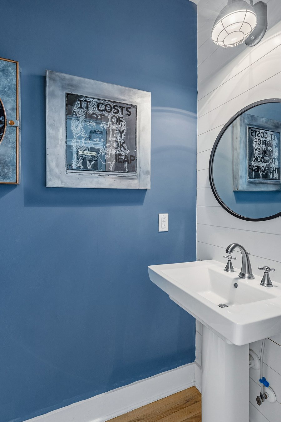 Half bathroom on the main floor.