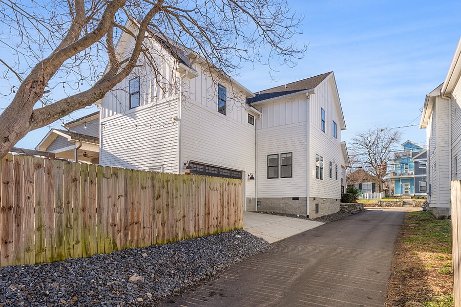 Beautiful, stand-alone home in a central Nashville location - walking distance to historic Germantown and just 1.5 mi to all of downtown's attractions. Covered front porch and 2 car garage.