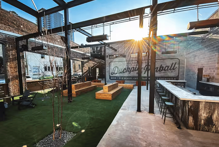 Pins Mechanical is only a few minutes away from our house, and has great food, drinks and activities for everyone!