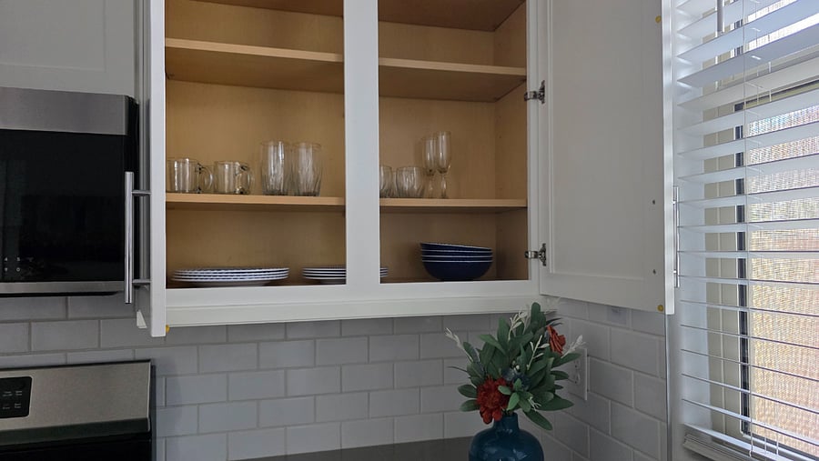 Fully stocked kitchen