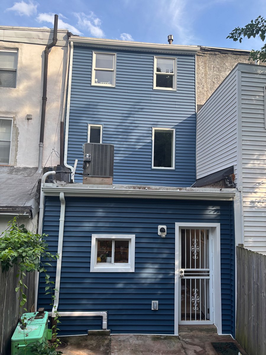 New windows on back of house