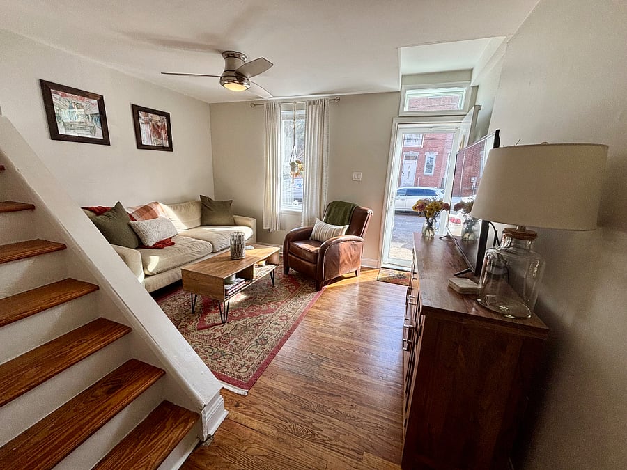 Living room upon entry
