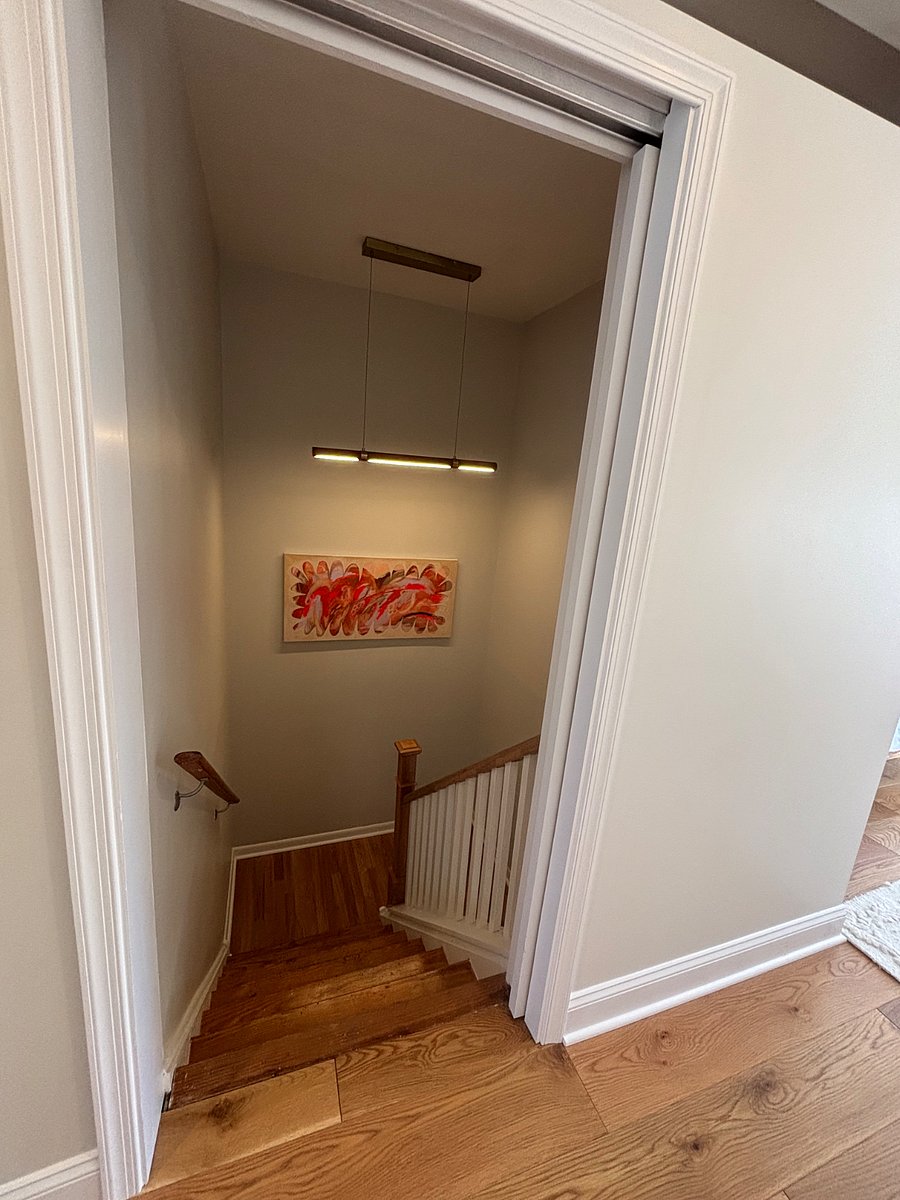 Staircase up to the 3rd floor - open roomy feel