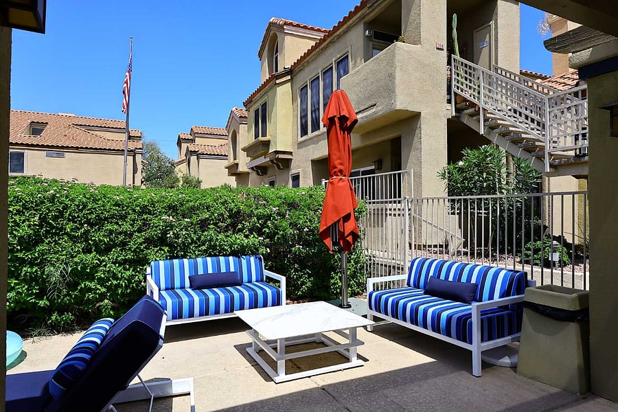 Community pool area