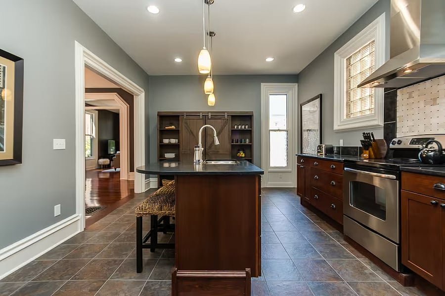 Kitchen Fully Stocked for Cooking