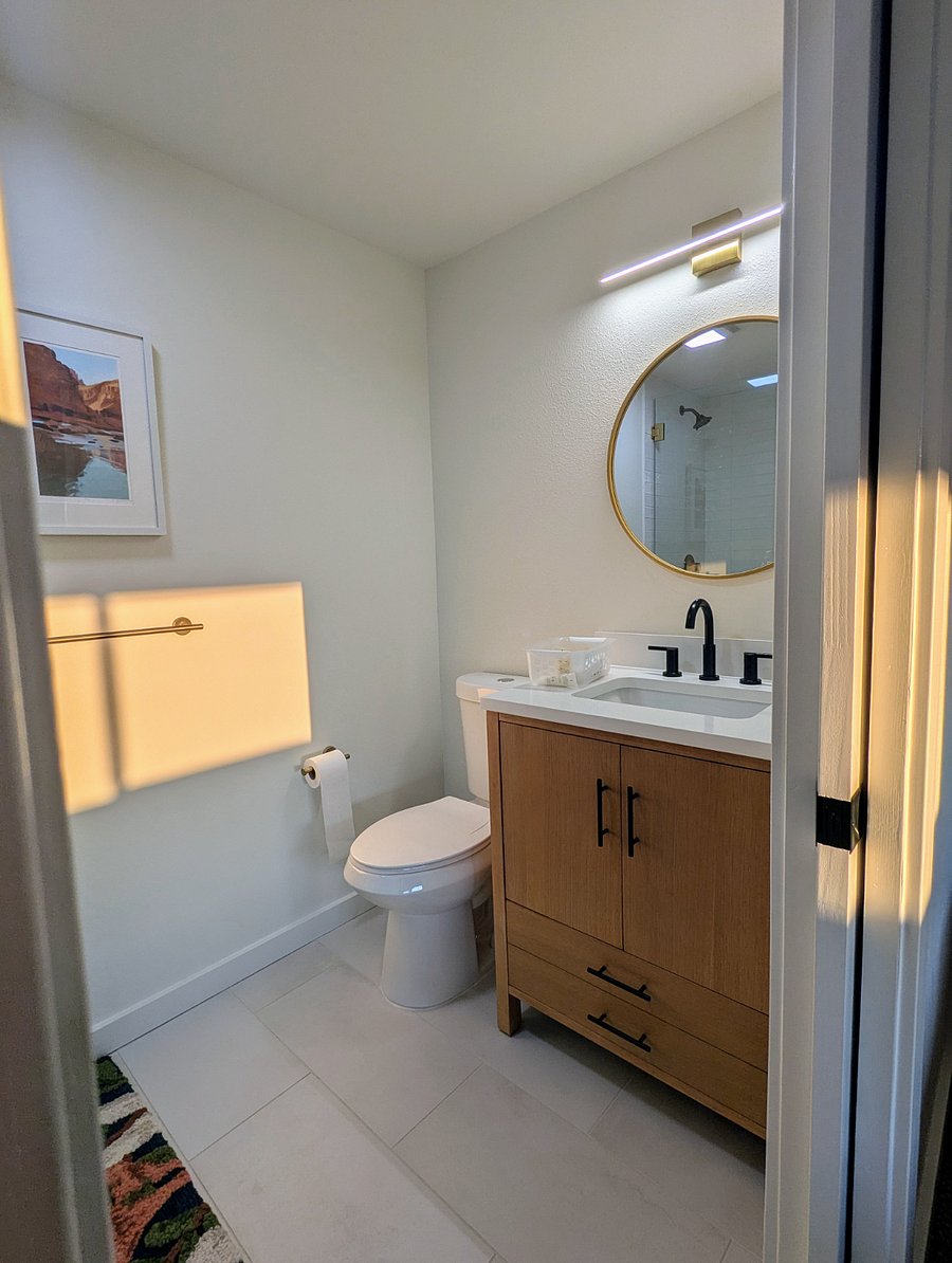 remodeled Primary bathroom