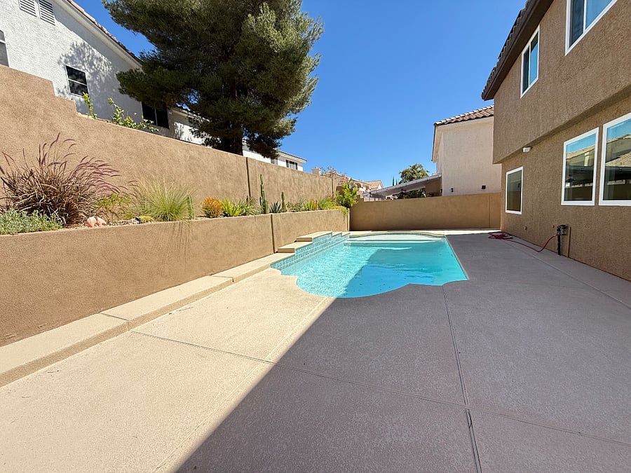 Backyard, pool