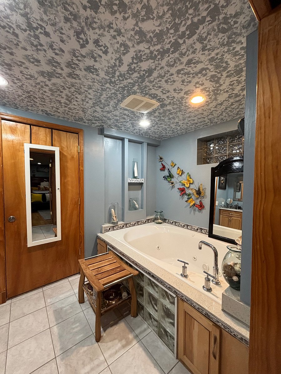 Jacuzzi in the bathroom with the toilet and the shower area