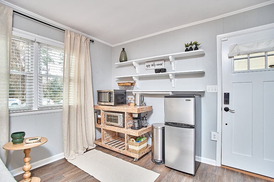 KItchenette at ground level.