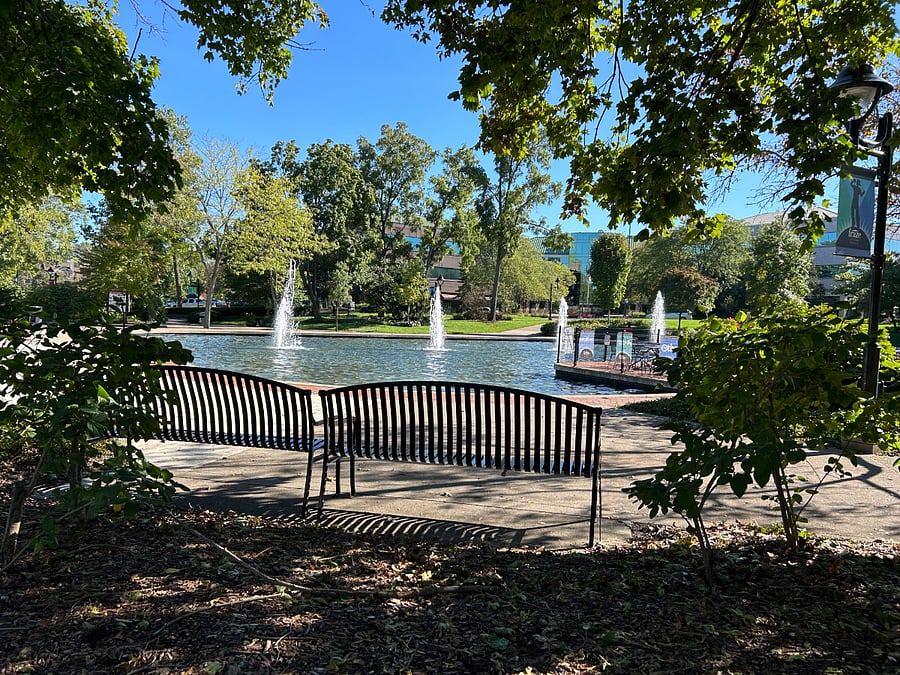 The Fraze, amphitheater and park