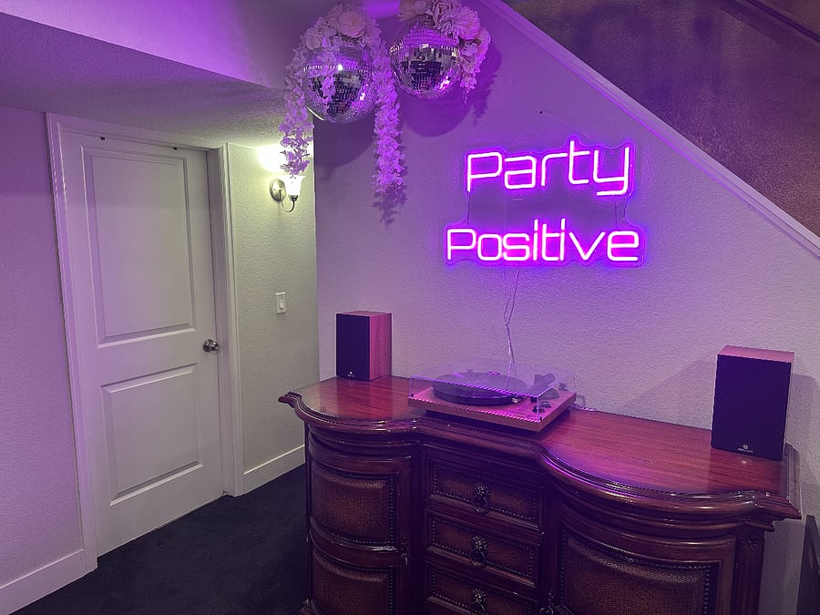Bar in basement